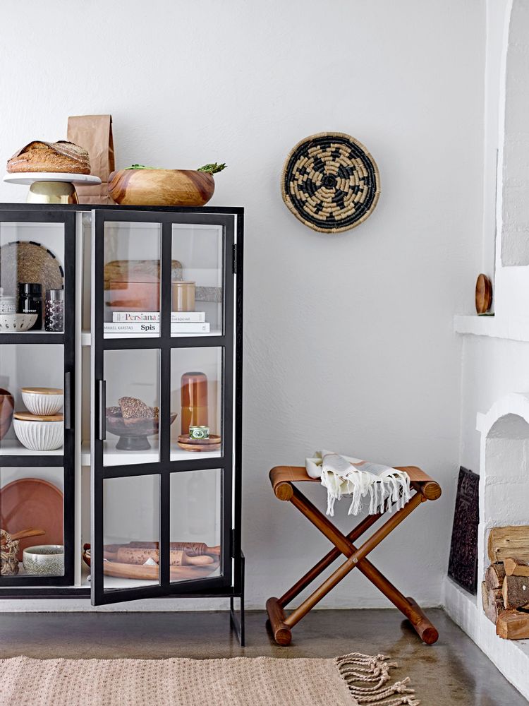 Sideboards - Opal Cabinet, Black, Oak  - BLOOMINGVILLE MULTIBRAND HOUSE