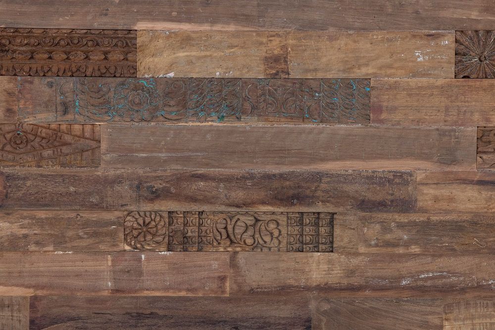 Beds - Rilo Headboard, Brown, Reclaimed Wood - CREATIVE COLLECTION
