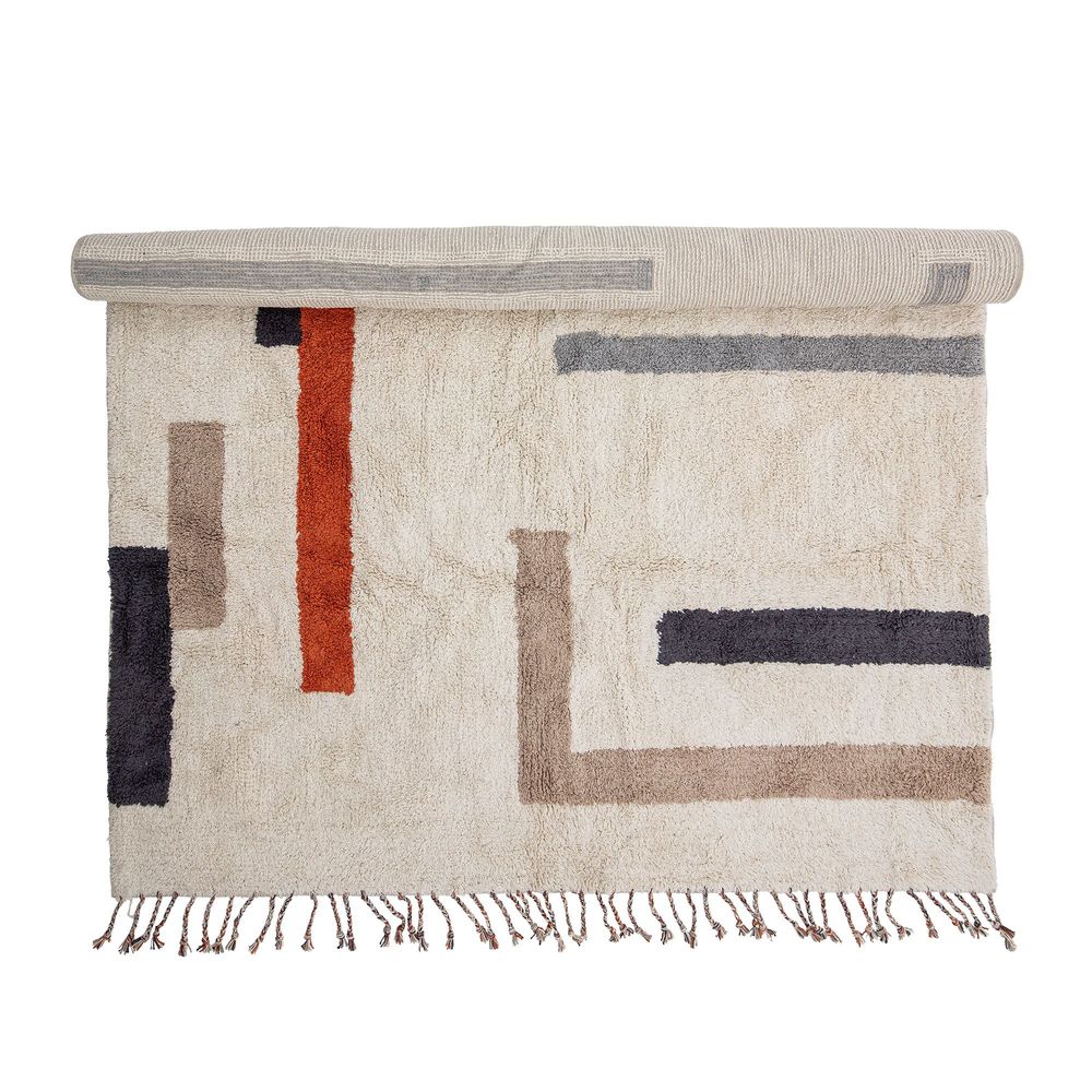 Rugs - Jue Rug, Nature, Cotton - BLOOMINGVILLE MULTIBRAND HOUSE