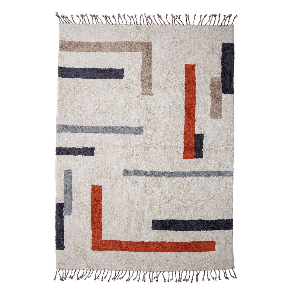 Rugs - Jue Rug, Nature, Cotton - BLOOMINGVILLE MULTIBRAND HOUSE