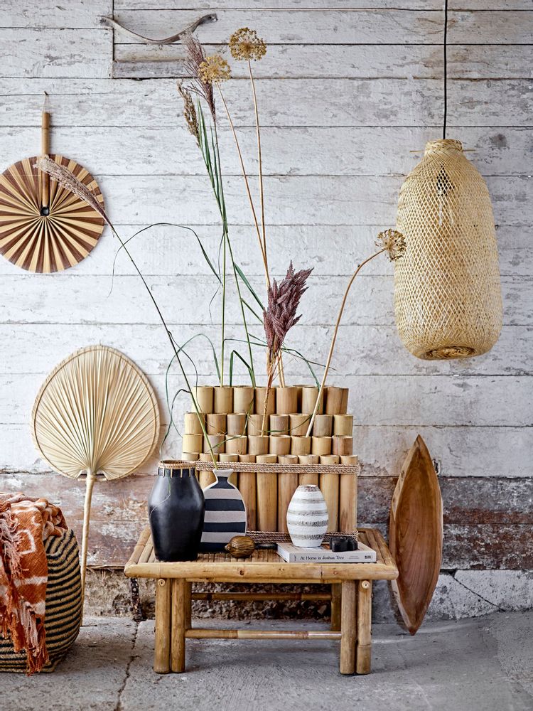 Suspensions - Evert Lampe à suspension, Nature, Bambou - BLOOMINGVILLE MULTIBRAND HOUSE