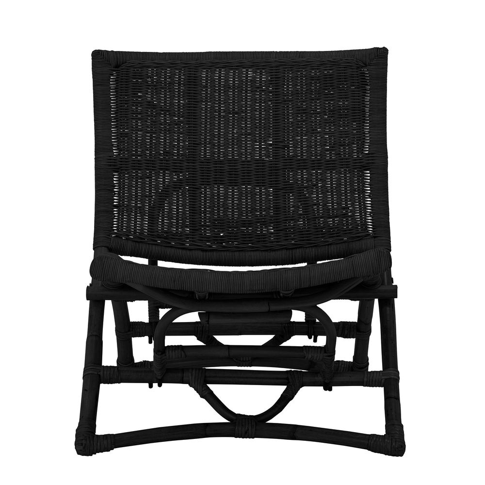 Chaises longues - Baz Chaise de salon, Noir, Rotin  - BLOOMINGVILLE MULTIBRAND HOUSE