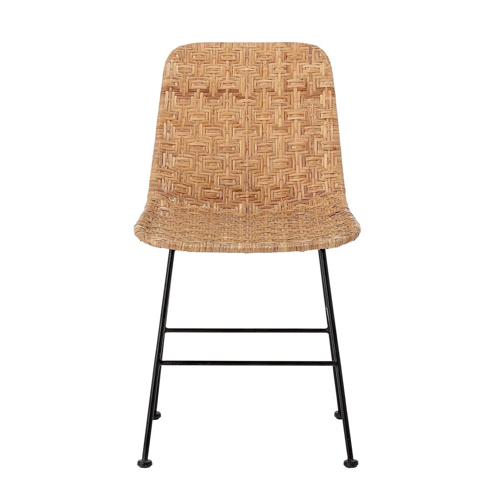 Chairs - Kitty Dining Chair, Nature, Rattan - BLOOMINGVILLE