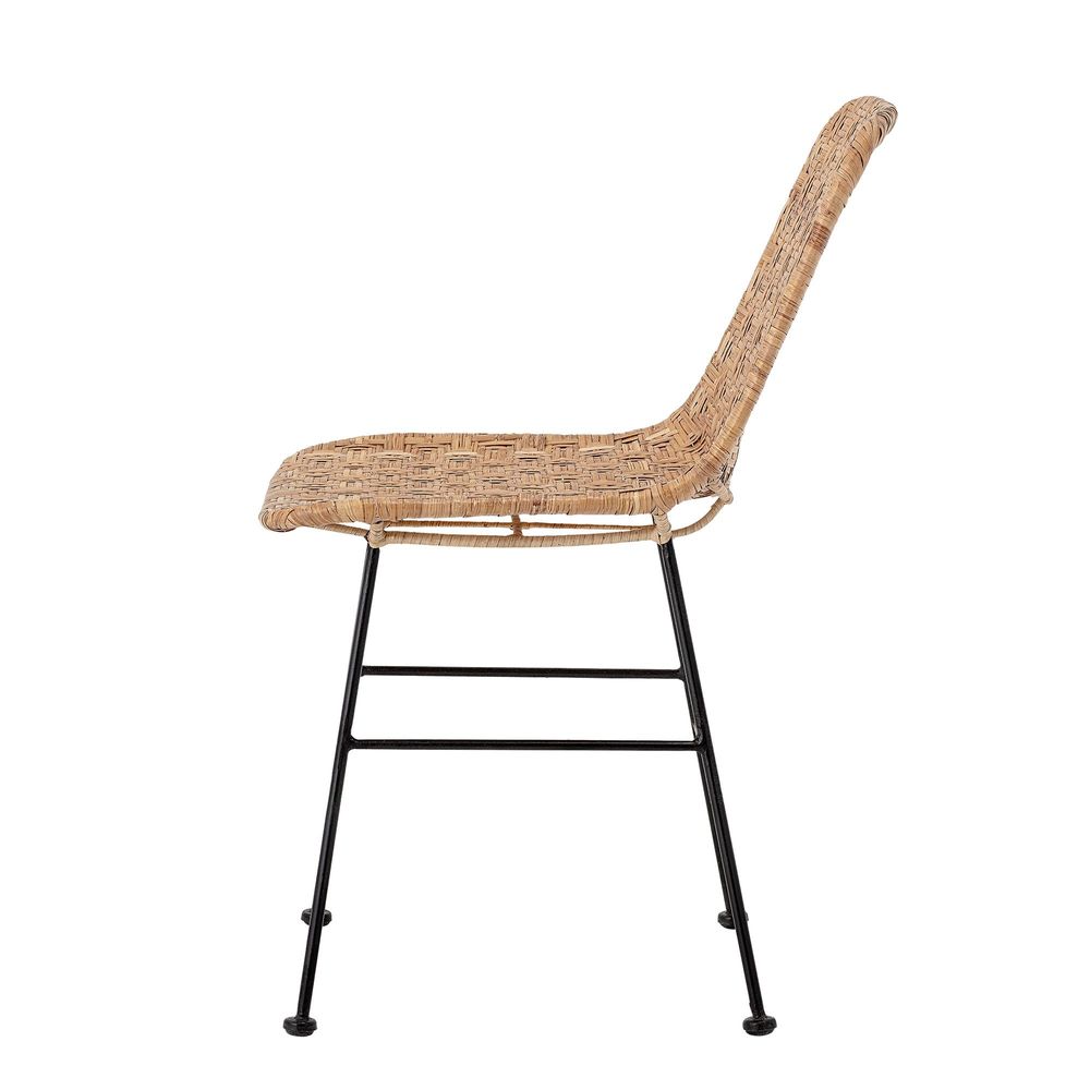 Chairs - Kitty Dining Chair, Nature, Rattan - BLOOMINGVILLE