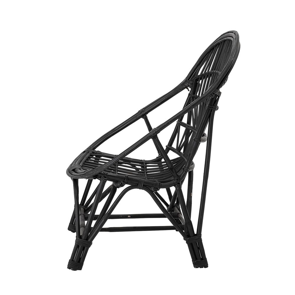 Lounge chairs - Joline Lounge Chair, Black, Cane - BLOOMINGVILLE MULTIBRAND HOUSE