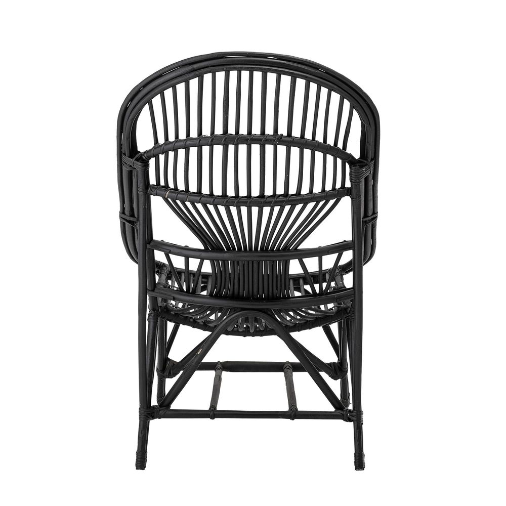 Lounge chairs - Joline Lounge Chair, Black, Cane - BLOOMINGVILLE MULTIBRAND HOUSE