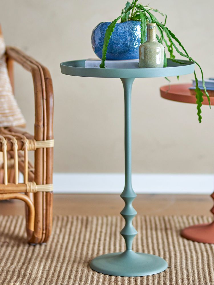 Other tables - Anjou Side Table, Green, Aluminum - BLOOMINGVILLE MULTIBRAND HOUSE