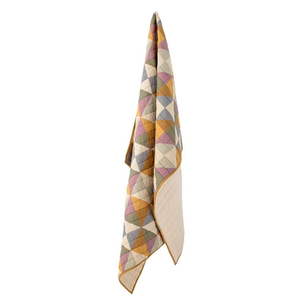 Plaids - Crewe Quilt, Jaune, Coton OEKO-TEX® - BLOOMINGVILLE MULTIBRAND HOUSE