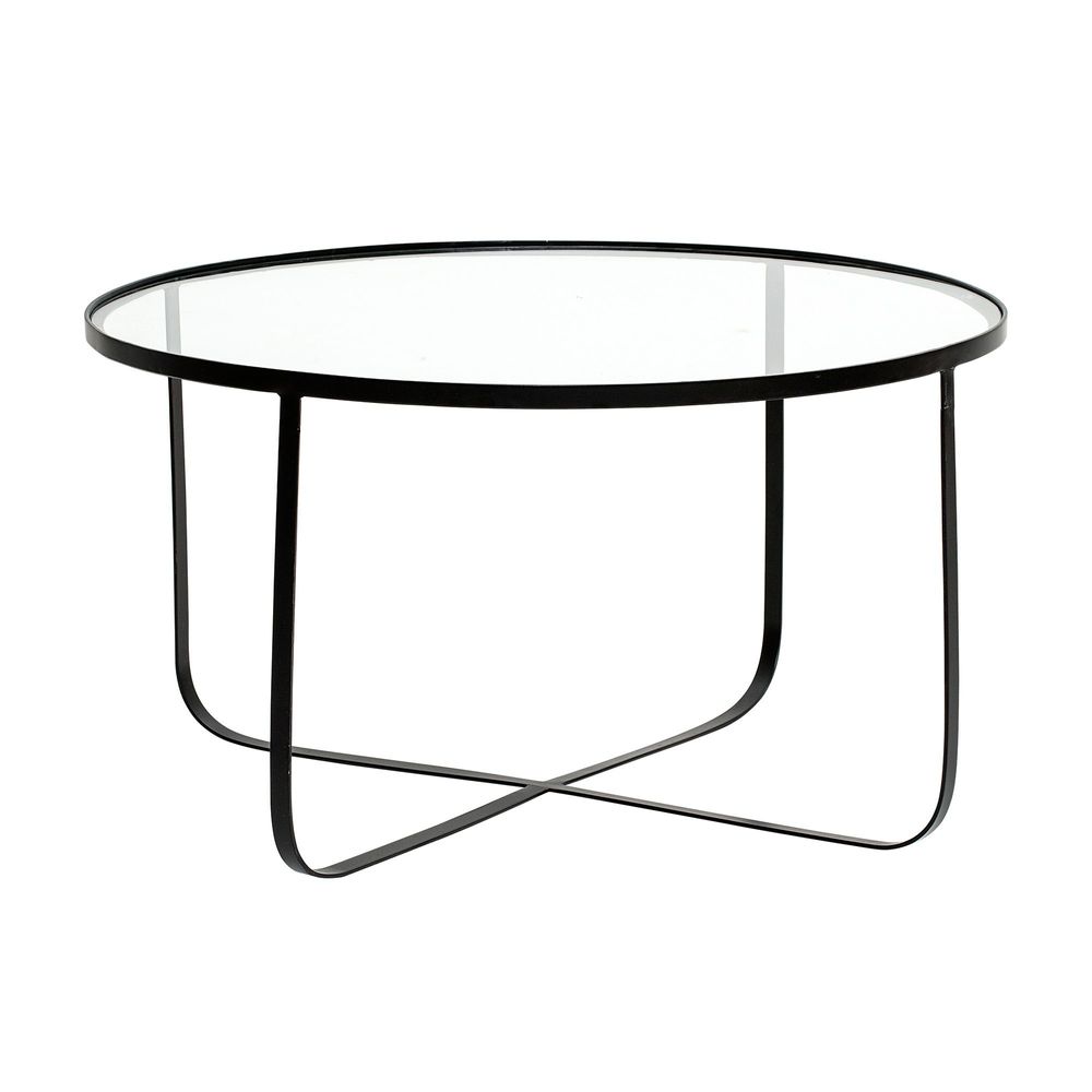 Coffee tables - Harper Coffee Table, Black, Glass - BLOOMINGVILLE MULTIBRAND HOUSE