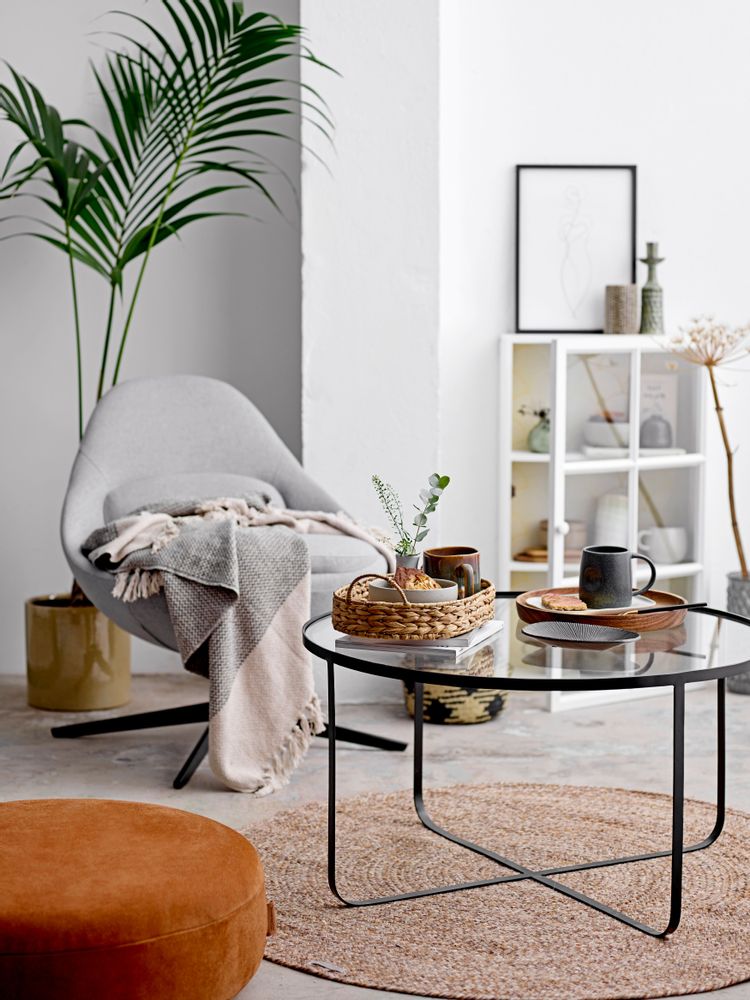 Coffee tables - Harper Coffee Table, Black, Glass - BLOOMINGVILLE MULTIBRAND HOUSE