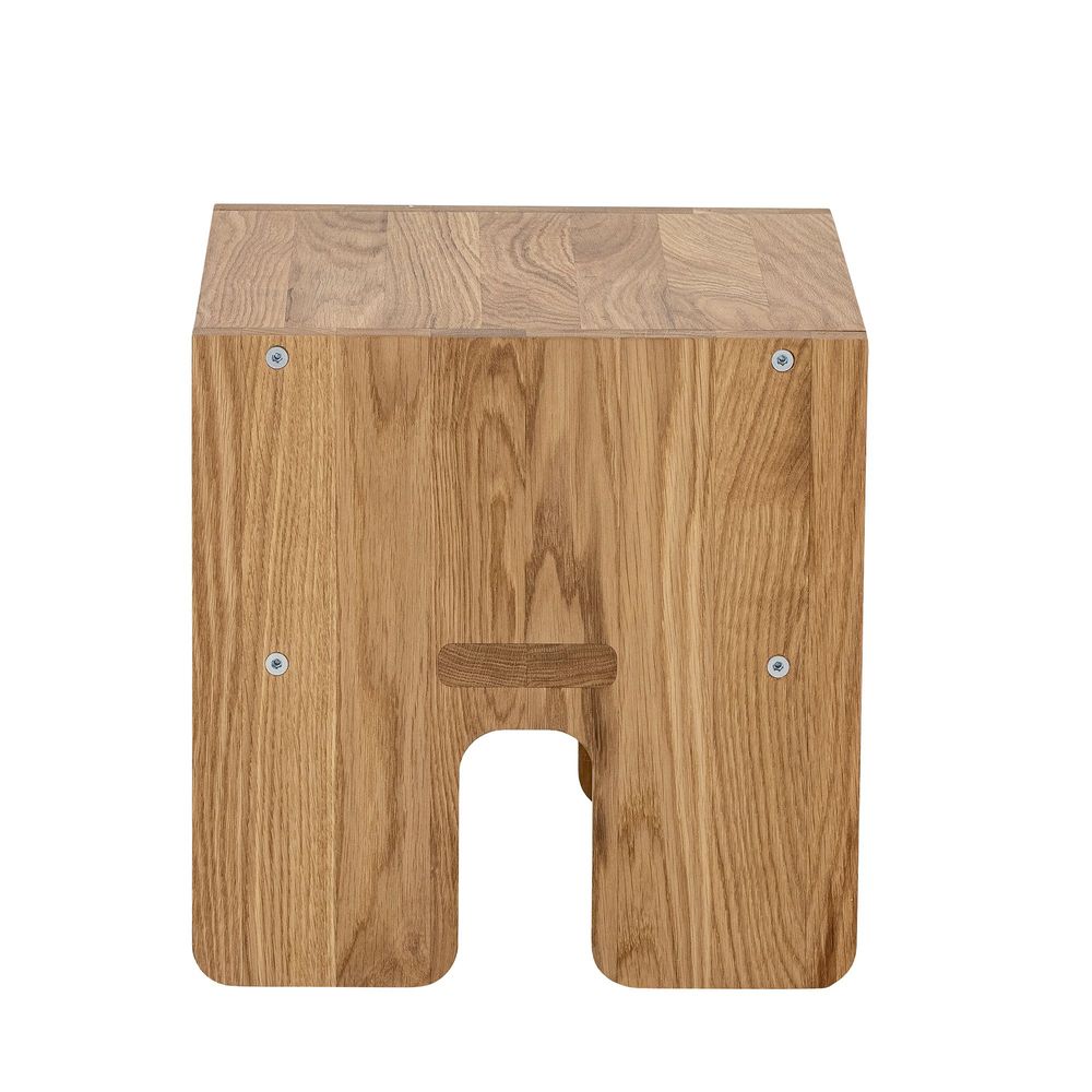 Stools - Bas Stool, Brown, Oak - BLOOMINGVILLE MINI