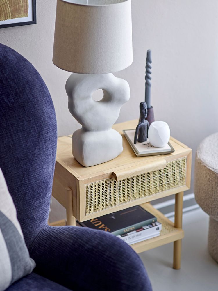 Lampes de table - Cathy Lampe de table, Blanc, Grès - BLOOMINGVILLE MULTIBRAND HOUSE