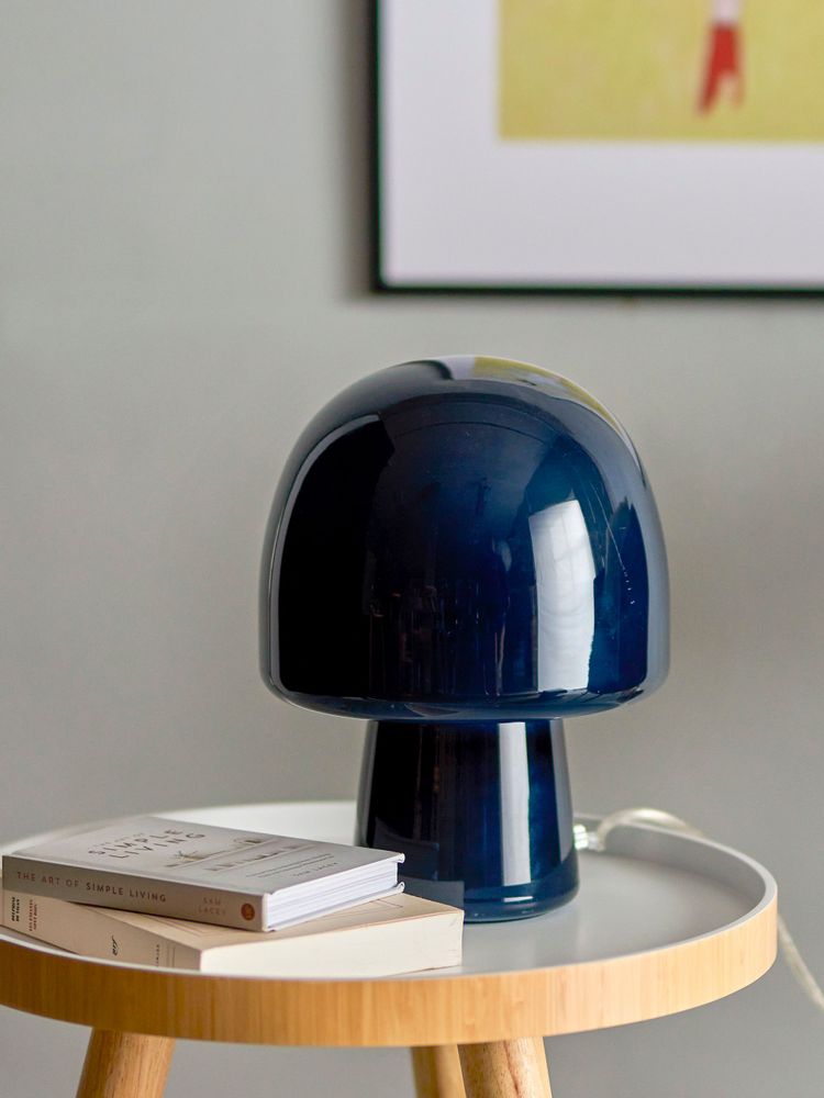Lampes de table - Paddy Lampe de table, Blue, Verre - BLOOMINGVILLE MULTIBRAND HOUSE