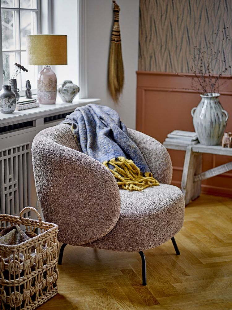Chaises longues - Harry Chaise de salon, Marron, Polyester - BLOOMINGVILLE MULTIBRAND HOUSE