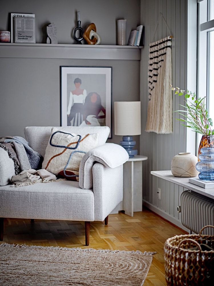 Autres tables - Jasmia Table d'appoint, Blanc, Marbre - BLOOMINGVILLE MULTIBRAND HOUSE
