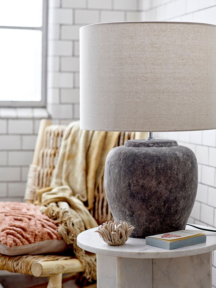Autres tables - Jasmia Table d'appoint, Blanc, Marbre - BLOOMINGVILLE MULTIBRAND HOUSE