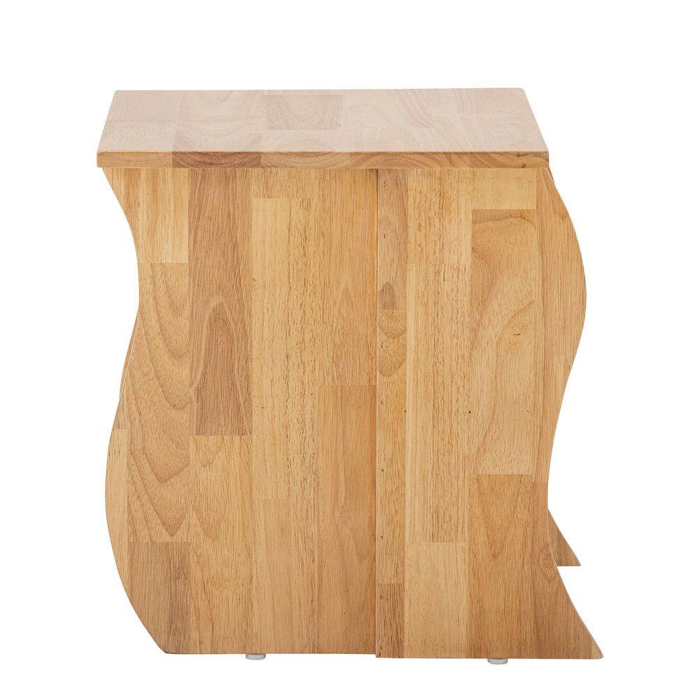 Stools - Bark Stool, Nature, Rubberwood - BLOOMINGVILLE MULTIBRAND HOUSE