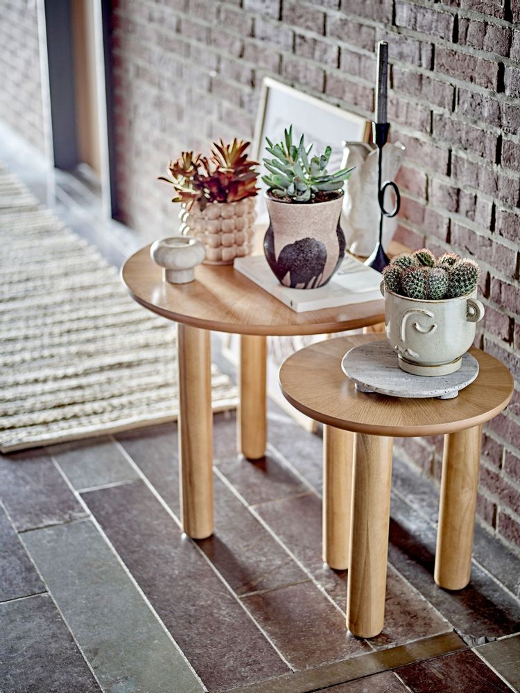 Tables basses - Noma Table basse, Nature, Bois d'hévéa - BLOOMINGVILLE MULTIBRAND HOUSE