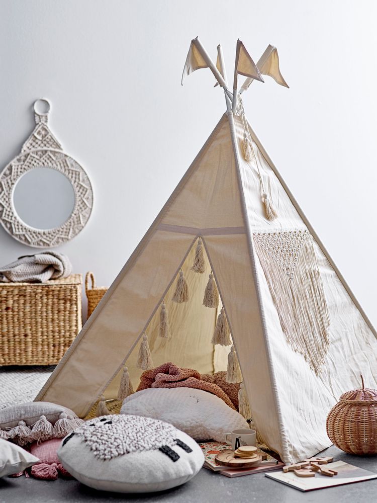 Toys - Fardin Childrenïs Tipi, Nature, Cotton - BLOOMINGVILLE MINI
