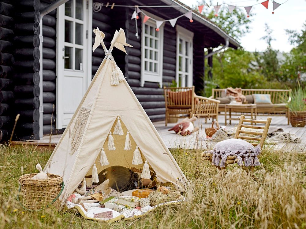 Toys - Fardin Childrenïs Tipi, Nature, Cotton - BLOOMINGVILLE MINI