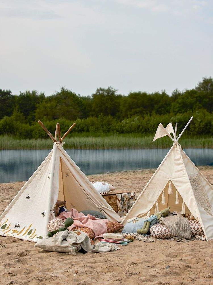 Toys - Fardin Childrenïs Tipi, Nature, Cotton - BLOOMINGVILLE MINI