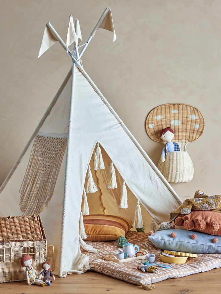 Toys - Fardin Childrenïs Tipi, Nature, Cotton - BLOOMINGVILLE MINI