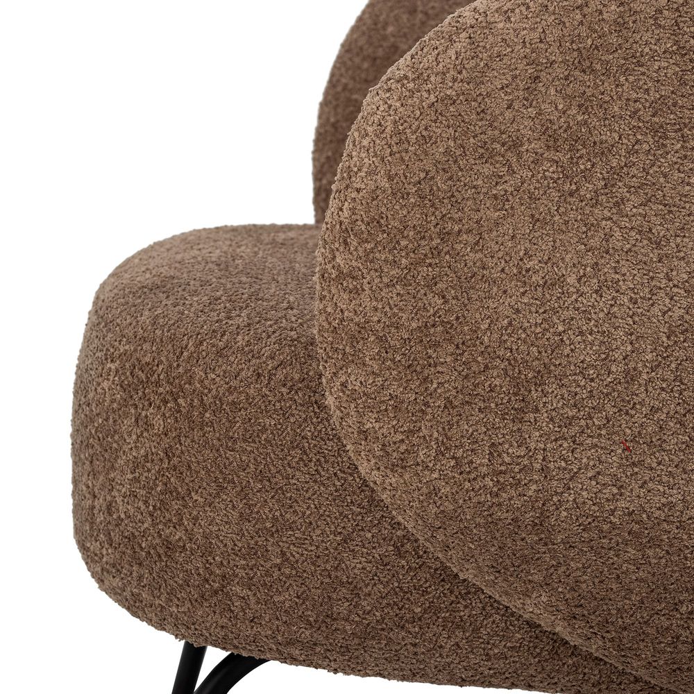 Chaises longues - Harry Chaise de salon, Marron, Polyester - BLOOMINGVILLE MULTIBRAND HOUSE