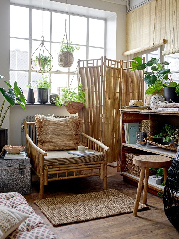 Chaises longues - Sole Chaise de salon, Nature, Bambou - BLOOMINGVILLE MULTIBRAND HOUSE