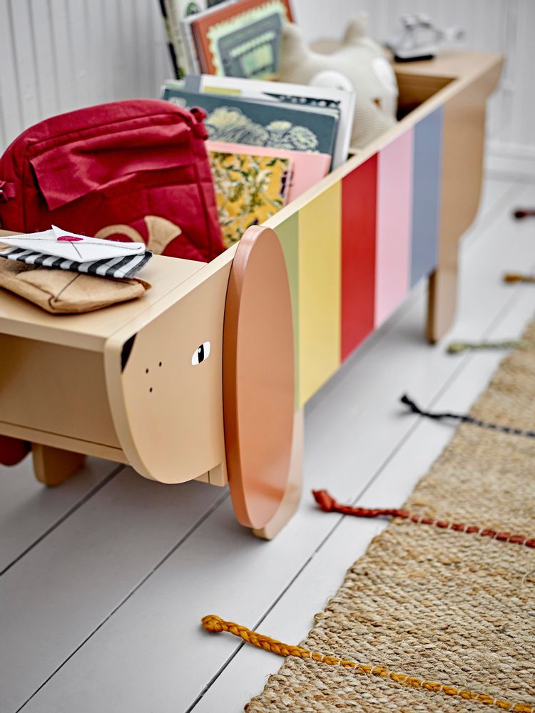 Bibliothèques - Charlie tagère à livres, Marron, MDF - BLOOMINGVILLE MINI