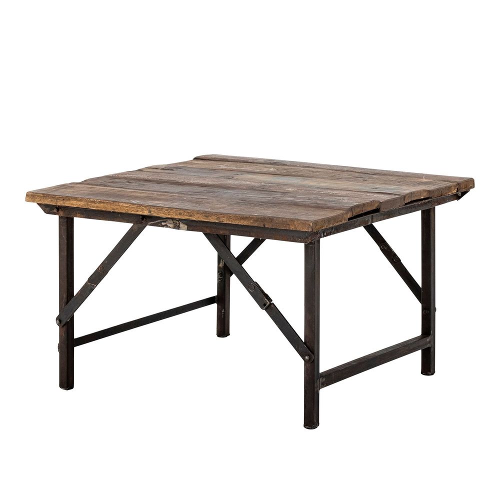 Tables basses - Loft Table basse, Marron, Bois de récupération - CREATIVE COLLECTION