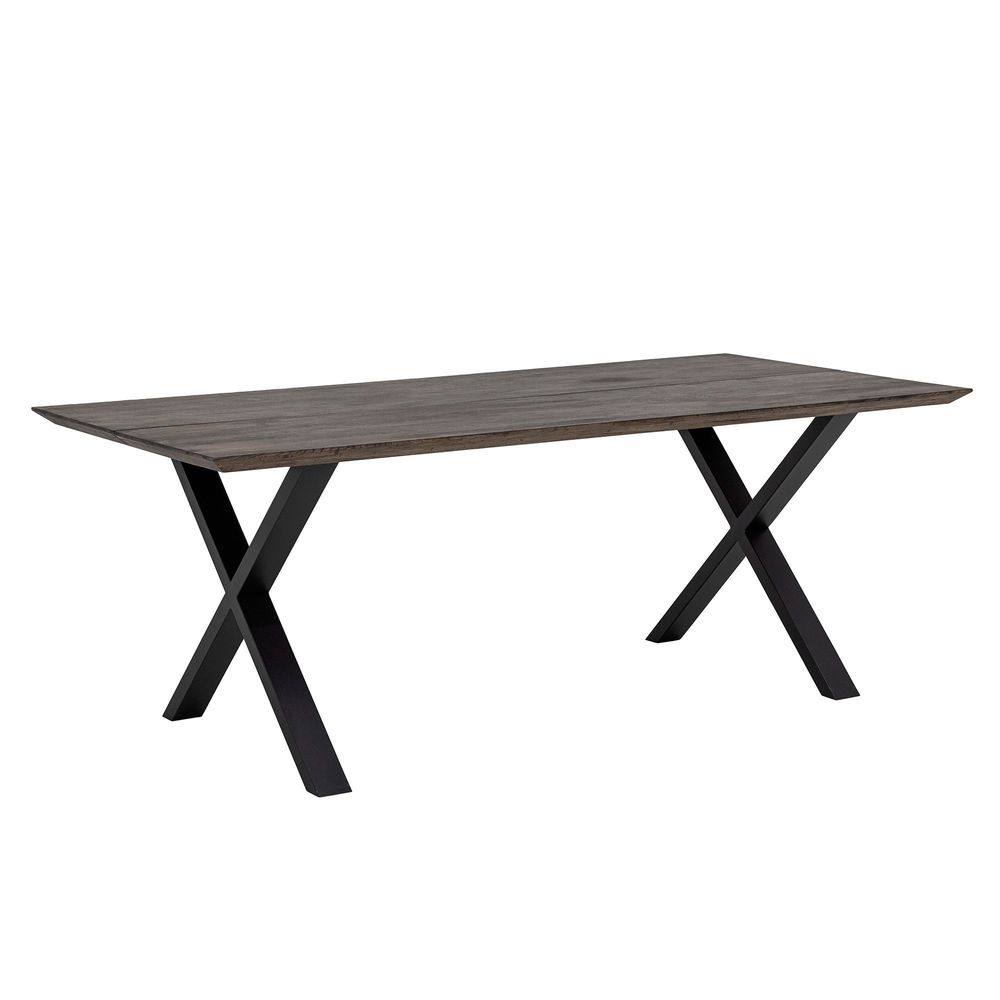 Dining Tables - Maldon Dining Table, Brown, Oak - BLOOMINGVILLE MULTIBRAND HOUSE
