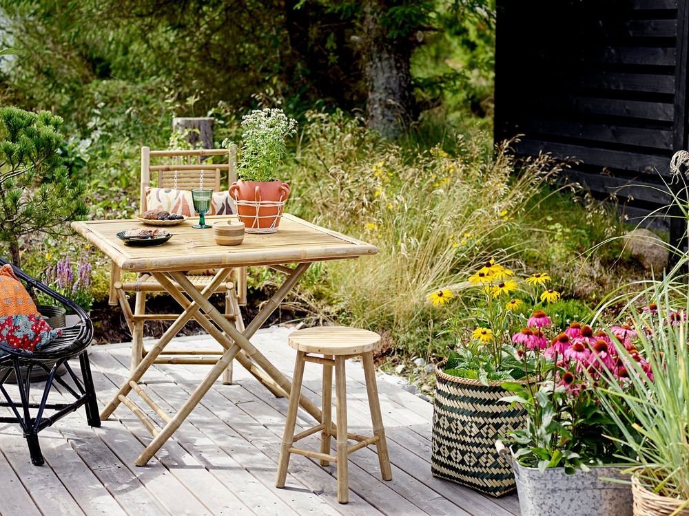 Dining Tables - Sole Dining Table, Nature, Bamboo - BLOOMINGVILLE MULTIBRAND HOUSE