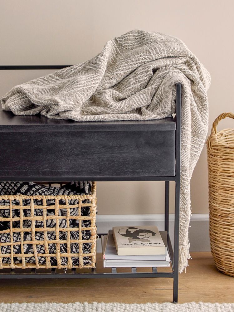 Bancs - Abelone Banc, Noir, Mango - BLOOMINGVILLE MULTIBRAND HOUSE