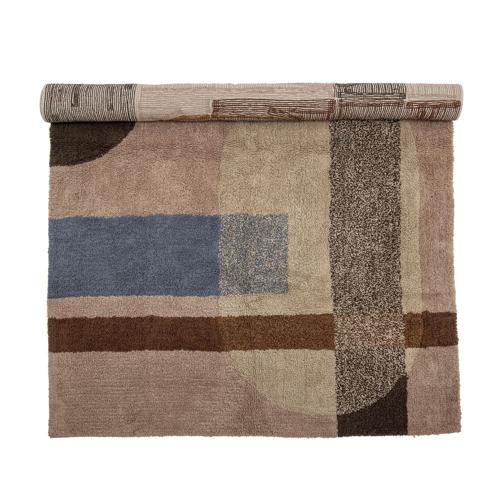 Tapis - Zofia Tapis, Marron, Coton - BLOOMINGVILLE MULTIBRAND HOUSE