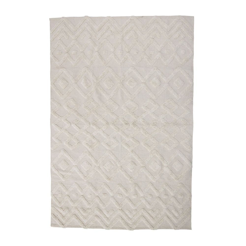 Rugs - Billa Rug, White, Cotton - CREATIVE COLLECTION