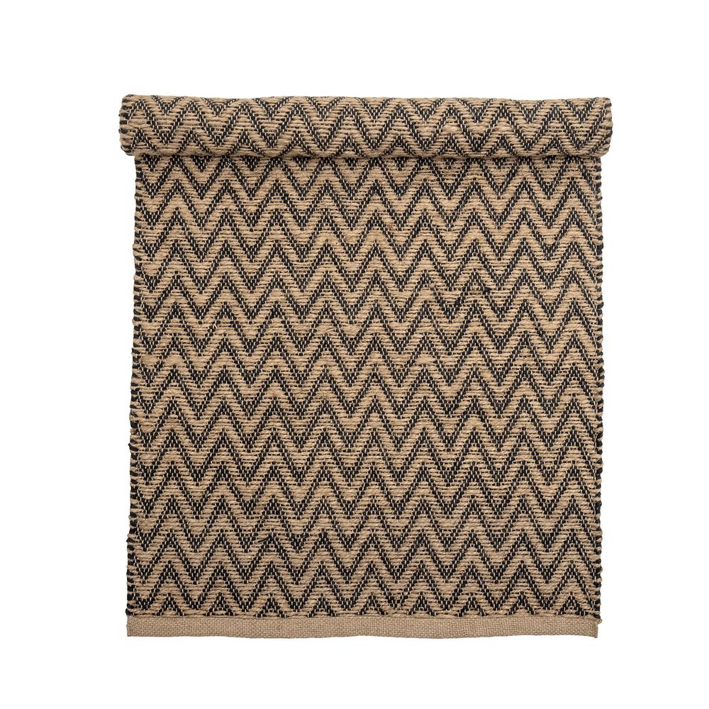 Tapis - Lieu Tapis, Noir, Jute - BLOOMINGVILLE MULTIBRAND HOUSE