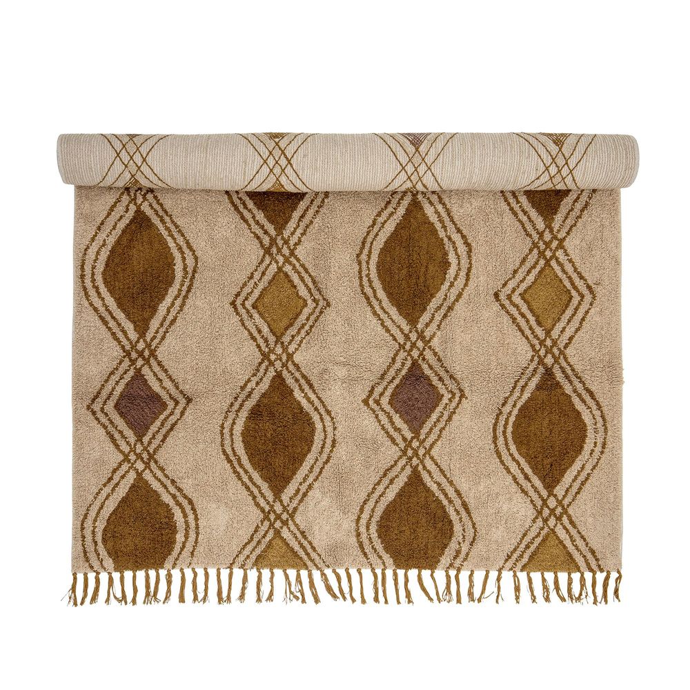 Tapis - Isadora Tapis, Marron, Coton  - BLOOMINGVILLE MULTIBRAND HOUSE