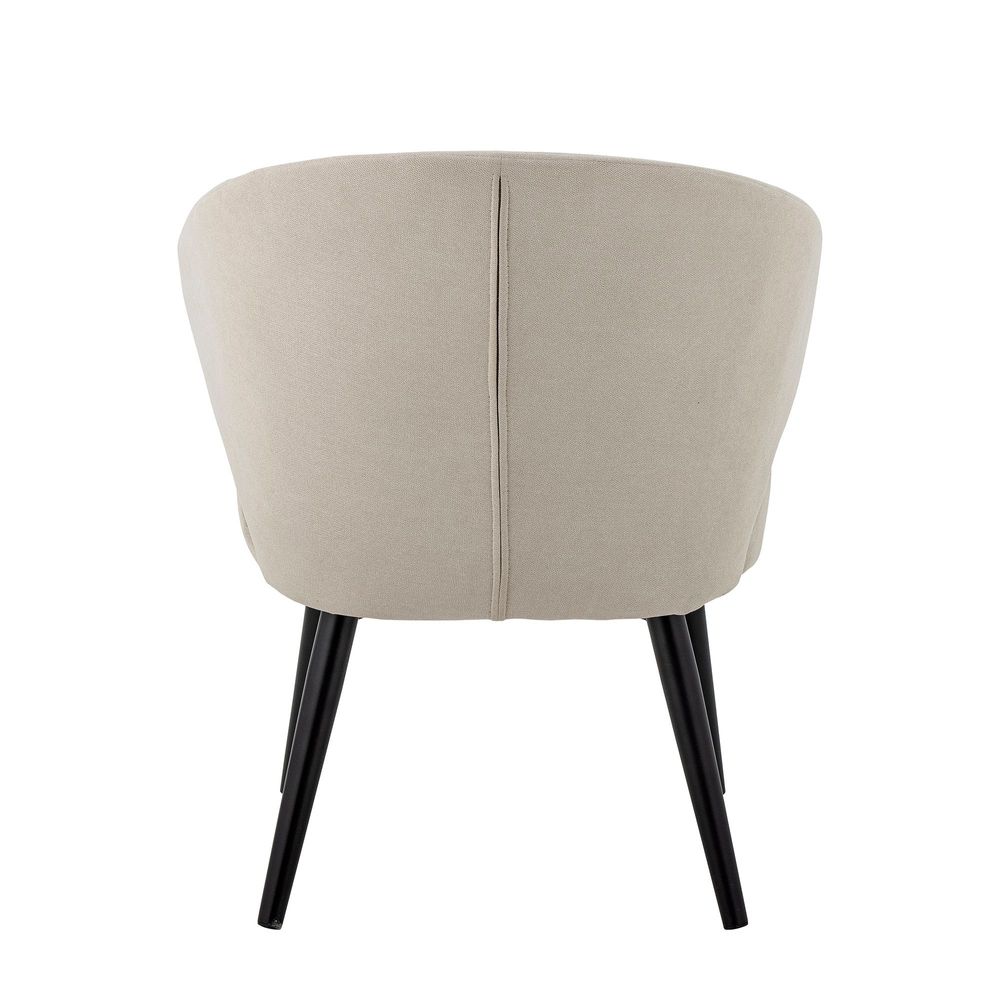 Lounge chairs - Loon Lounge Chair, Nature, Polyester - CREATIVE COLLECTION