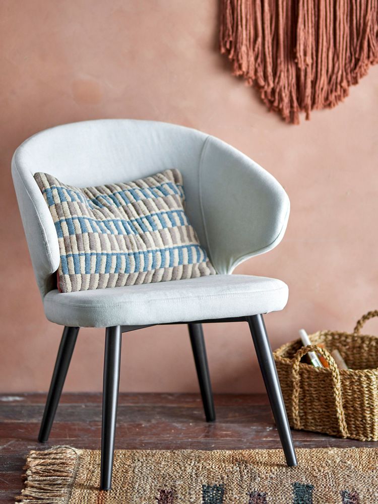 Lounge chairs - Loon Lounge Chair, Nature, Polyester - CREATIVE COLLECTION