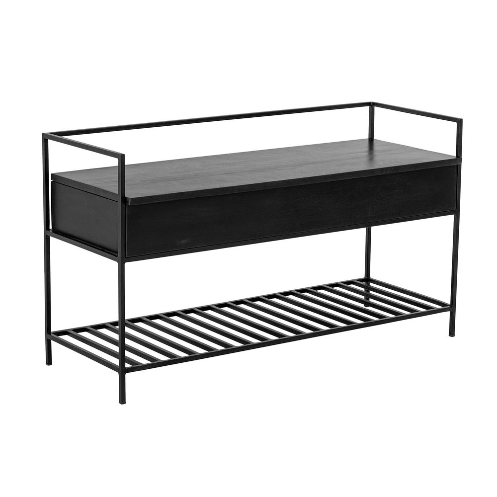 Bancs - Abelone Banc, Noir, Mango - BLOOMINGVILLE MULTIBRAND HOUSE