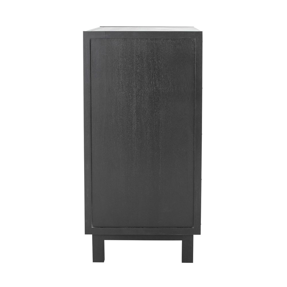 Buffets - Trento Armoire, Noir, Gmelina wood - BLOOMINGVILLE MULTIBRAND HOUSE