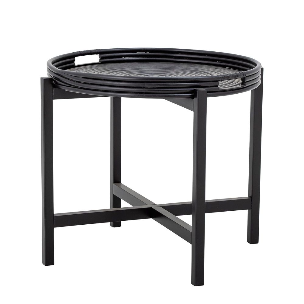 Other tables - Milli Tray Table, Black, Rattan - BLOOMINGVILLE MULTIBRAND HOUSE
