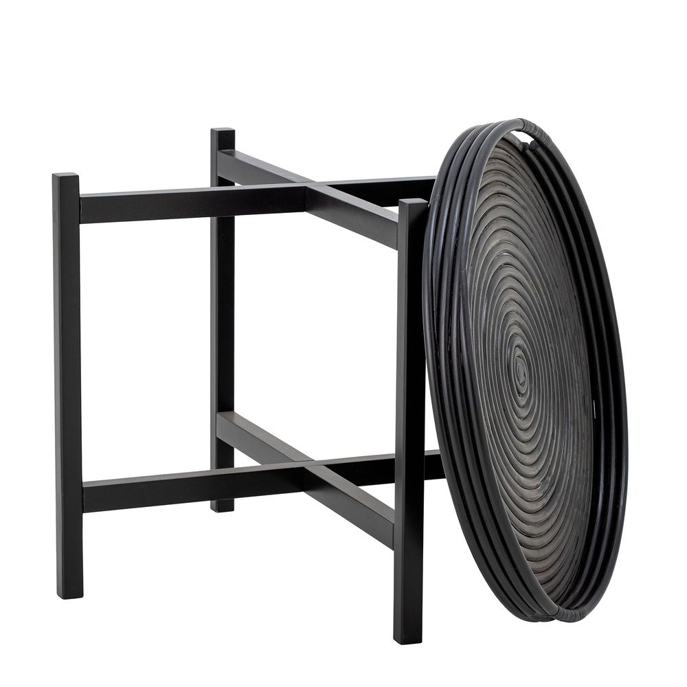 Other tables - Milli Tray Table, Black, Rattan - BLOOMINGVILLE MULTIBRAND HOUSE