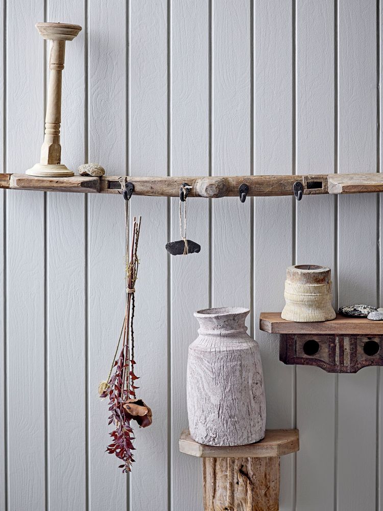 Mounting accessories - Oddur Coat Rack, Brown, Reclaimed Wood - CREATIVE COLLECTION