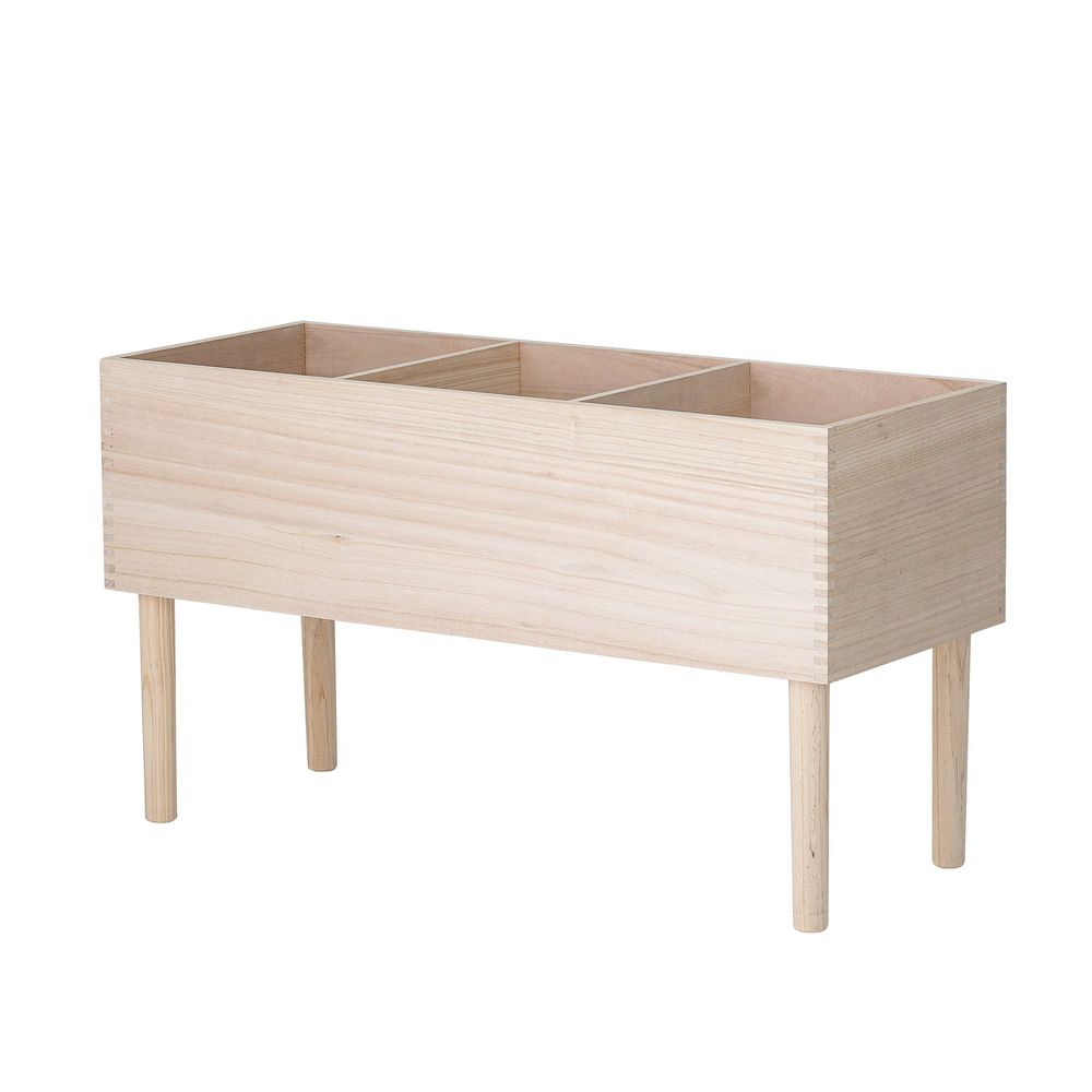 Bookshelves - Douve Book Stand, Nature, Paulownia  - BLOOMINGVILLE MULTIBRAND HOUSE