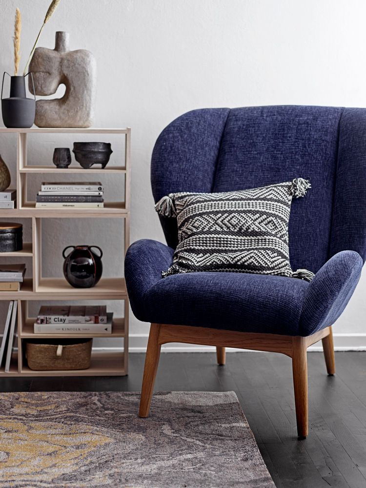 Chaises longues - Eave Chaise de salon, Blue, Polyester - BLOOMINGVILLE MULTIBRAND HOUSE
