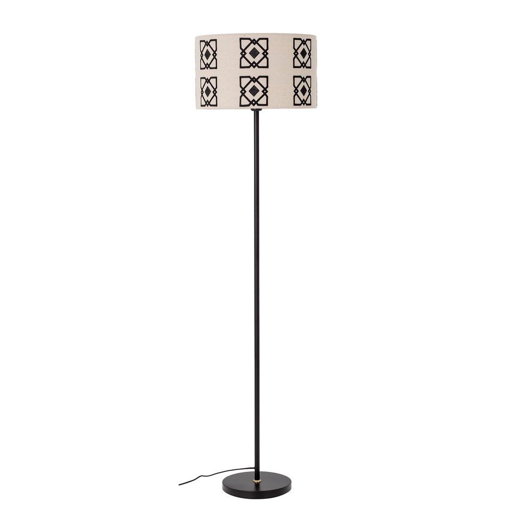 Floor lamps - Selita Floor Lamp, Black, Metal  - BLOOMINGVILLE MULTIBRAND HOUSE