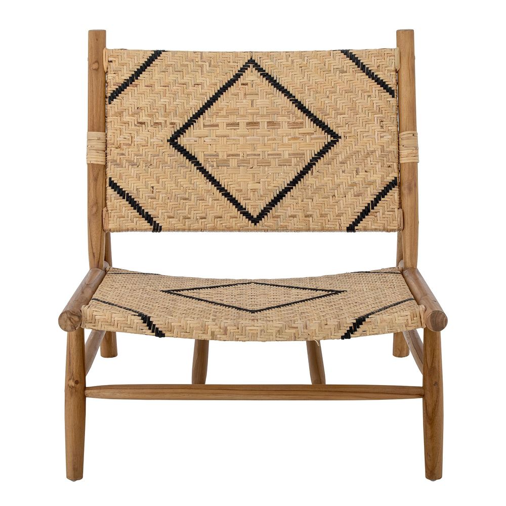 Lounge chairs - Lennox Lounge Chair, Nature, Teak - CREATIVE COLLECTION