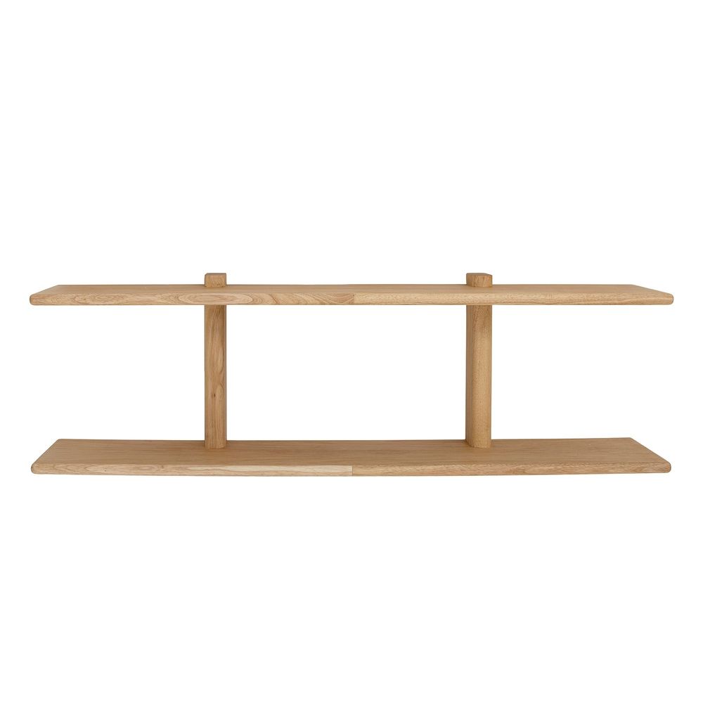 Etagères - Dalip Tablette, Nature, Bois d'hévéa - BLOOMINGVILLE MULTIBRAND HOUSE