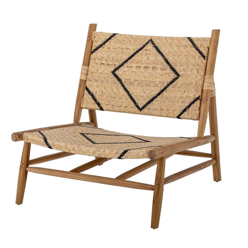 Lounge chairs - Lennox Lounge Chair, Nature, Teak - CREATIVE COLLECTION